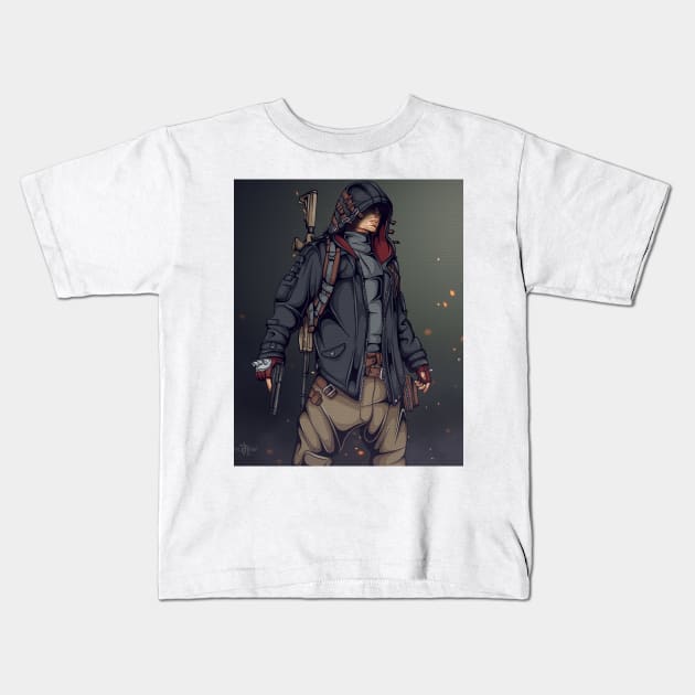 PUBG art game Kids T-Shirt by DenielHast